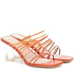 Rejina Pyo Multicolor Ombre Leather Heeled Sandals